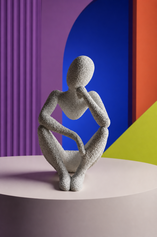 Más allá de la vista, objeto impreso en 3D