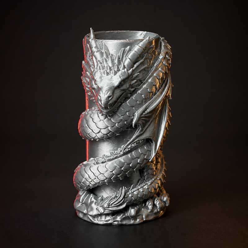 Dragón BIC, objeto impreso en 3D